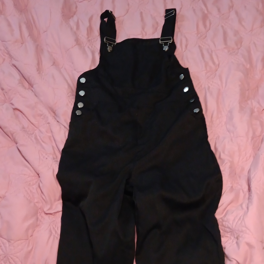 Black overalls